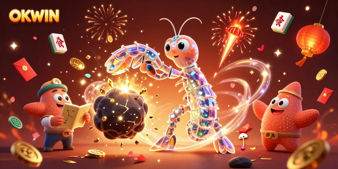Join the action at OKWIN with dynamic 3D characters exploring an exciting casino atmosphere.