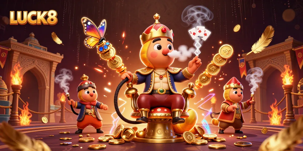 Engage in thrilling gameplay at LUCK8 with vibrant casino elements and high-stakes action.