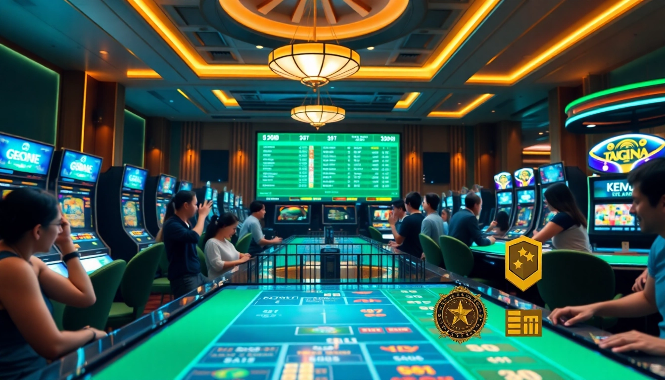 Engaging scene of online gambling with players enjoying a secure and vibrant betting environment featuring 슈어맨 branding.
