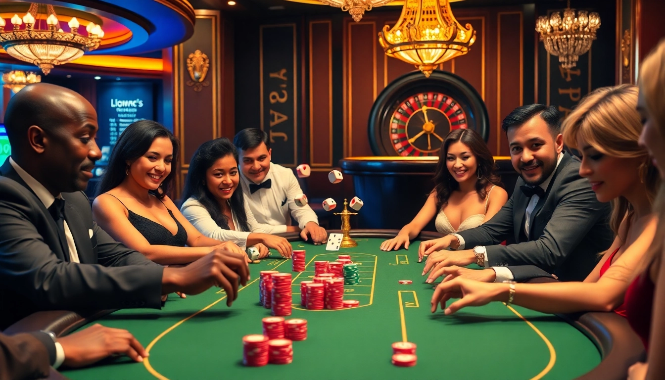 Exciting action at the AF88 poker table with players engaged in a thrilling casino game.