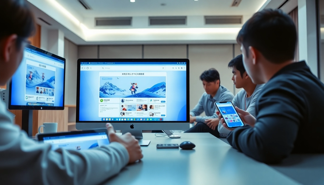 Showcasing Sogou浏览器's intuitive interface on multiple devices, emphasizing customization and a user-friendly design.
