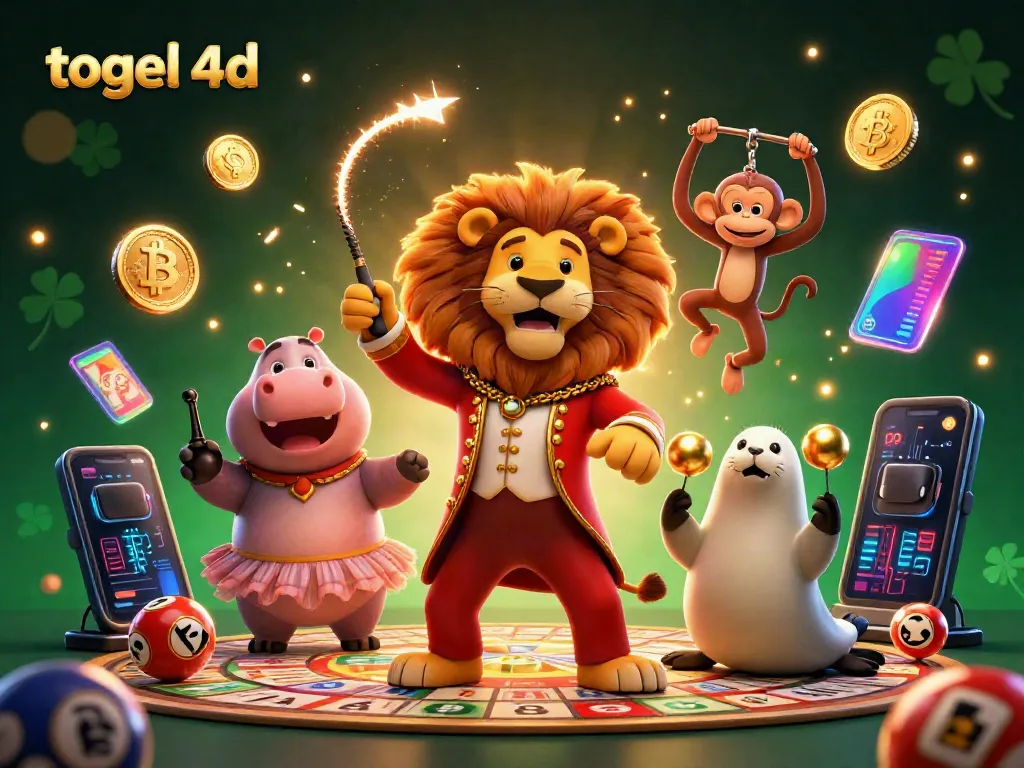 Experience the exciting world of togel 4d with dynamic characters in a vibrant gaming scene.