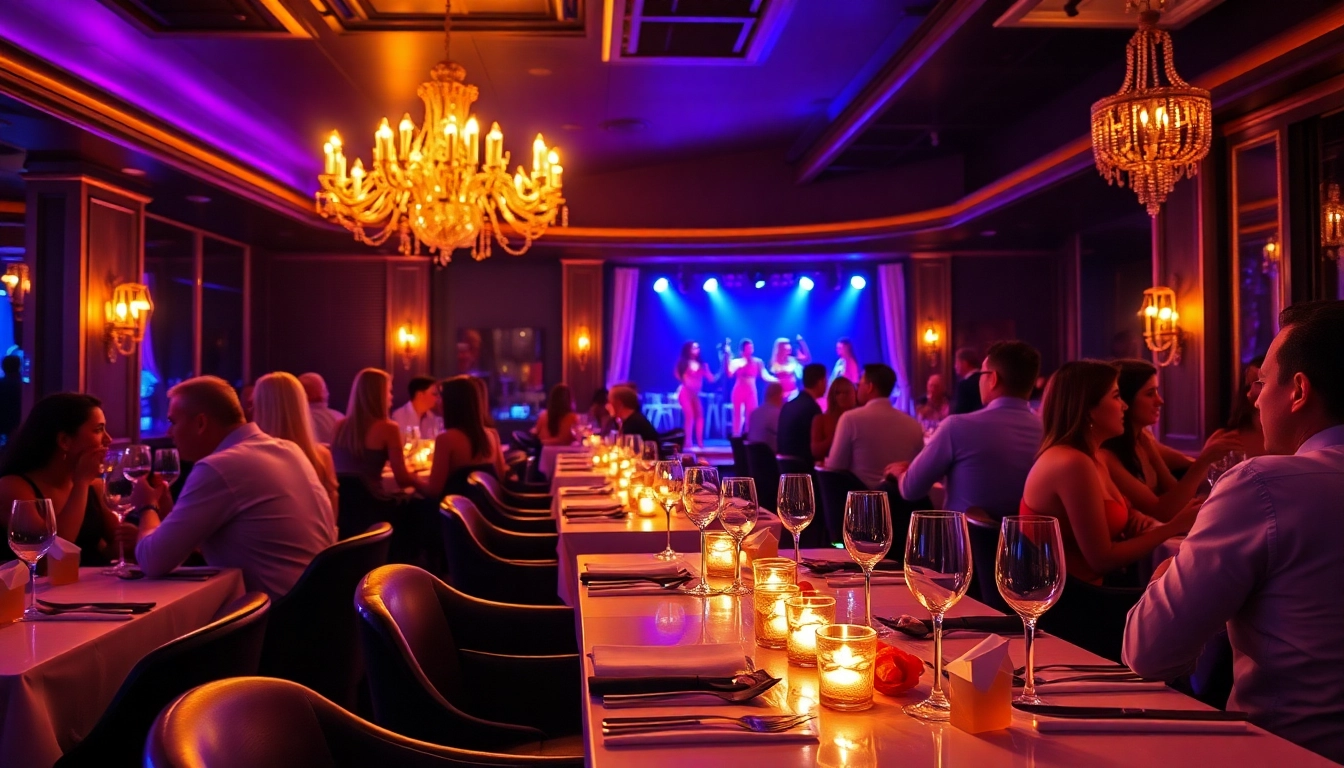 Dinner SXM at Club Noir, St. Martin, featuring vibrant ambiance and elegant dining.