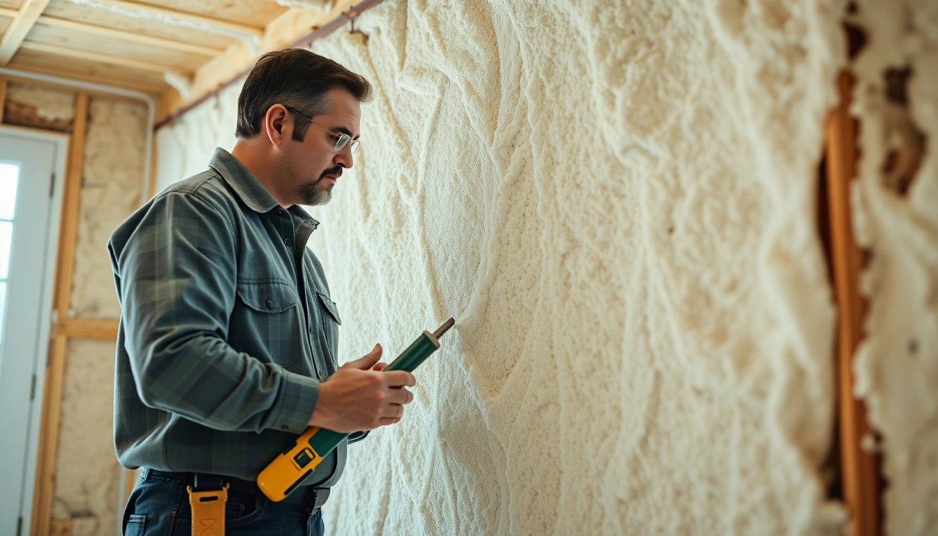 Diagnosing problems with spray foam insulation during an inspection process.