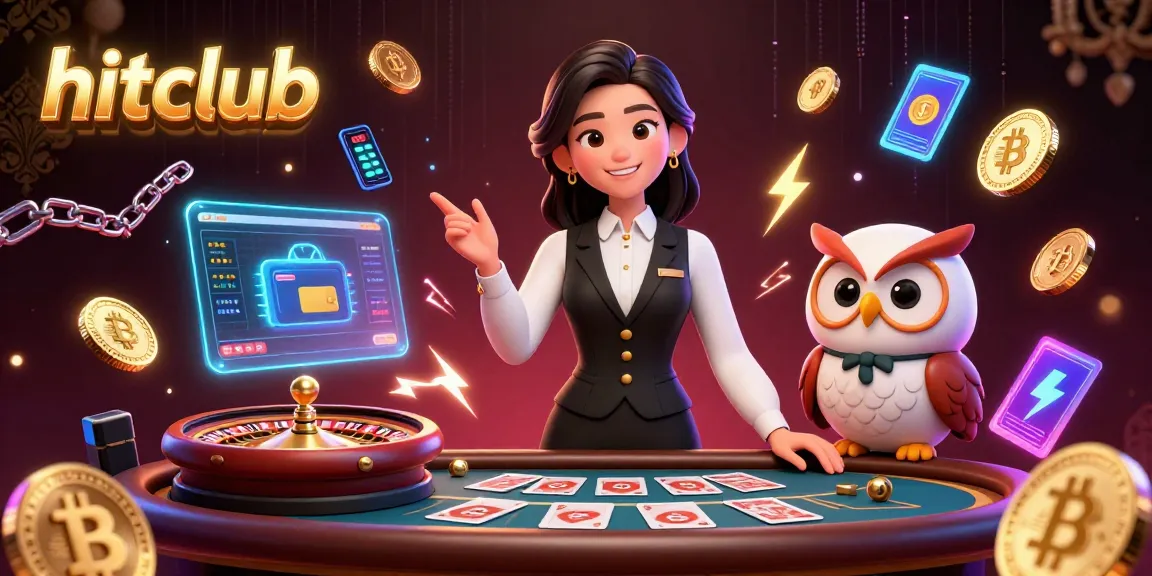 Play with the hitclub online casino featuring luxurious baccarat and crypto-themed elements.