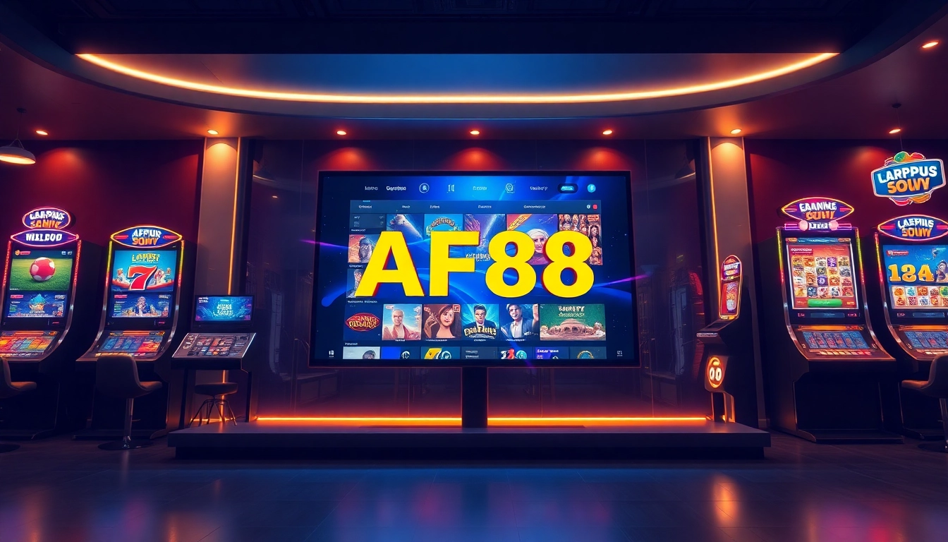 AF88 online gambling platform showcasing engaging sports betting and casino options.
