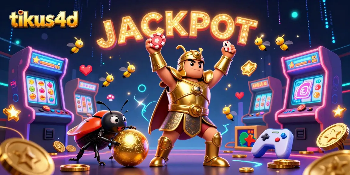 Mendapatkan kemenangan di tikus4d dengan menarik simbol buah dan jackpot di slot online.