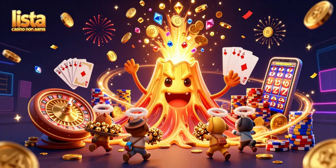 Gioca nei migliori casino non AAMS con il tripudio di tesori e la vulcanica fortuna che esplode in una scena vibrante.