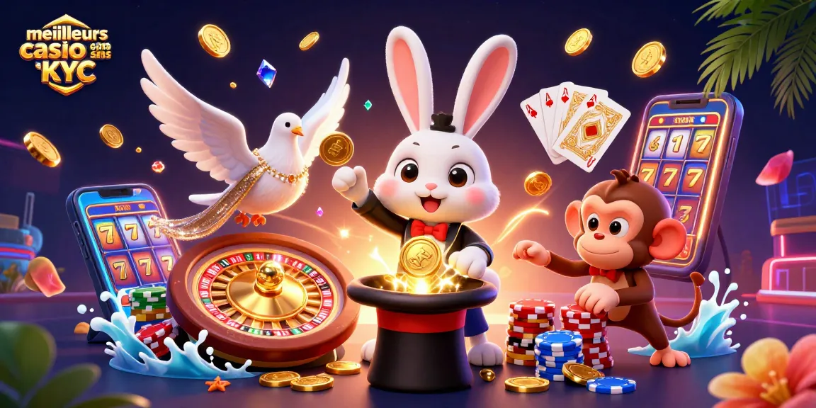 Découvrez les meilleurs casino sans KYC avec une illustration dynamique du jeu.
