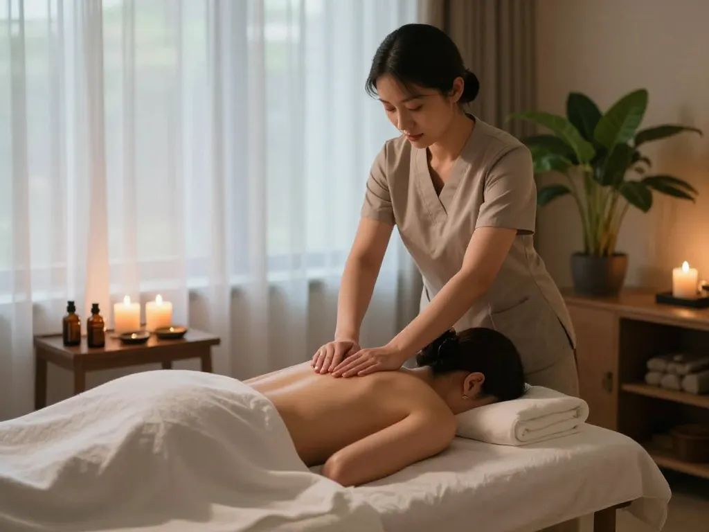 Experience soothing 천안스웨디시 massage therapy in a tranquil spa setting.