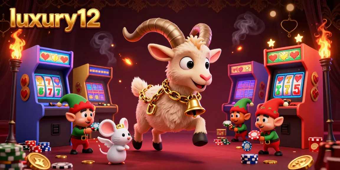 Engage in exciting holiday-horror scenes at luxury12 casino, with gremlins stealing chips and a Krampus goat overseeing.