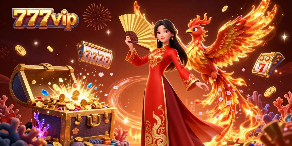 Experience the excitement of 777vip with captivating 3D illustrations packed with vibrant casino themes and elements.