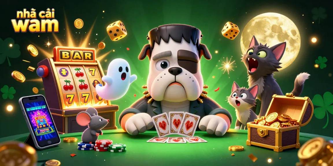 Experience the excitement of nhà cái vmax with a vibrant 3D illustration of casino gaming.