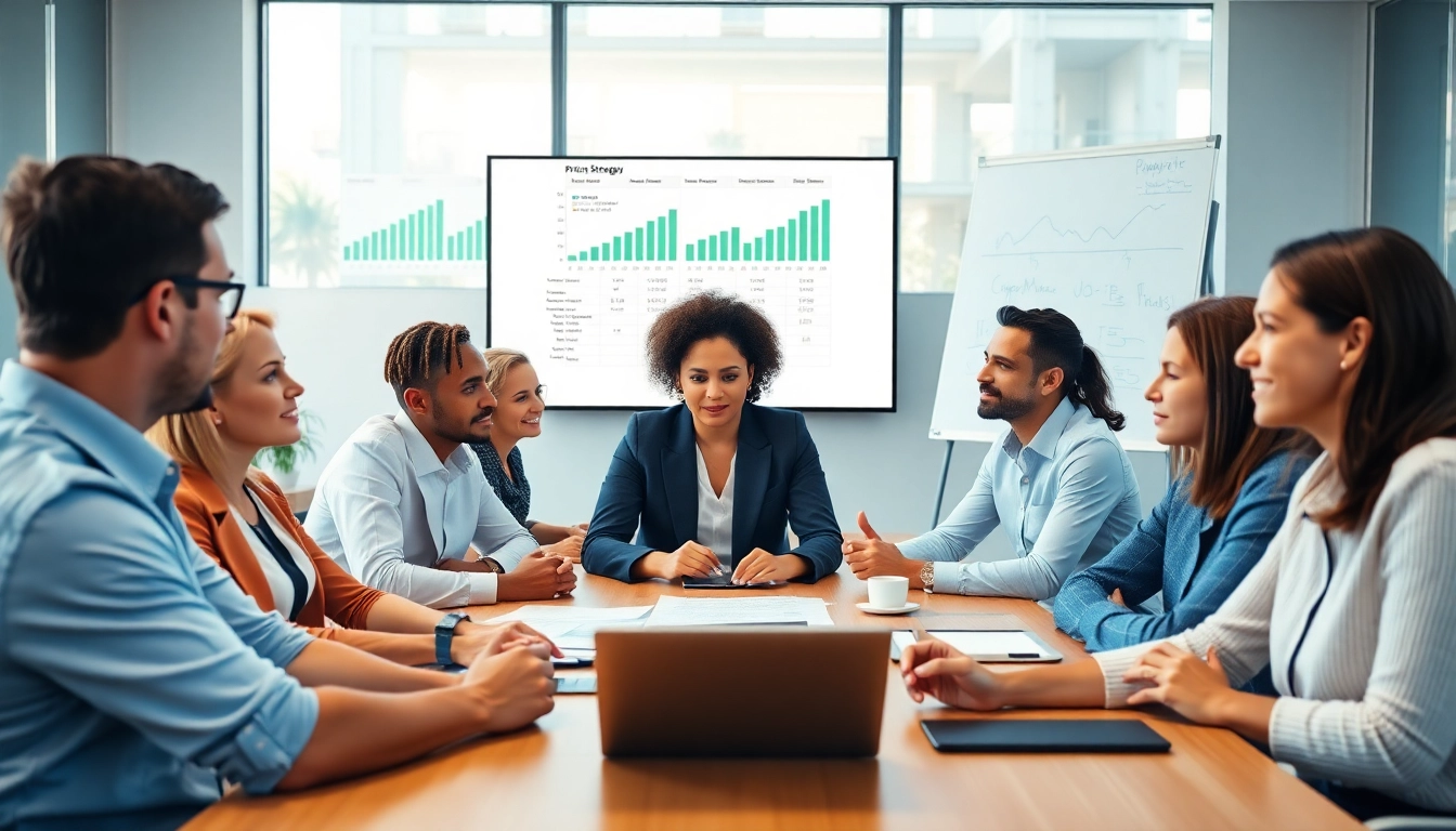 Analyze competitor pricing strategies in a professional business meeting.