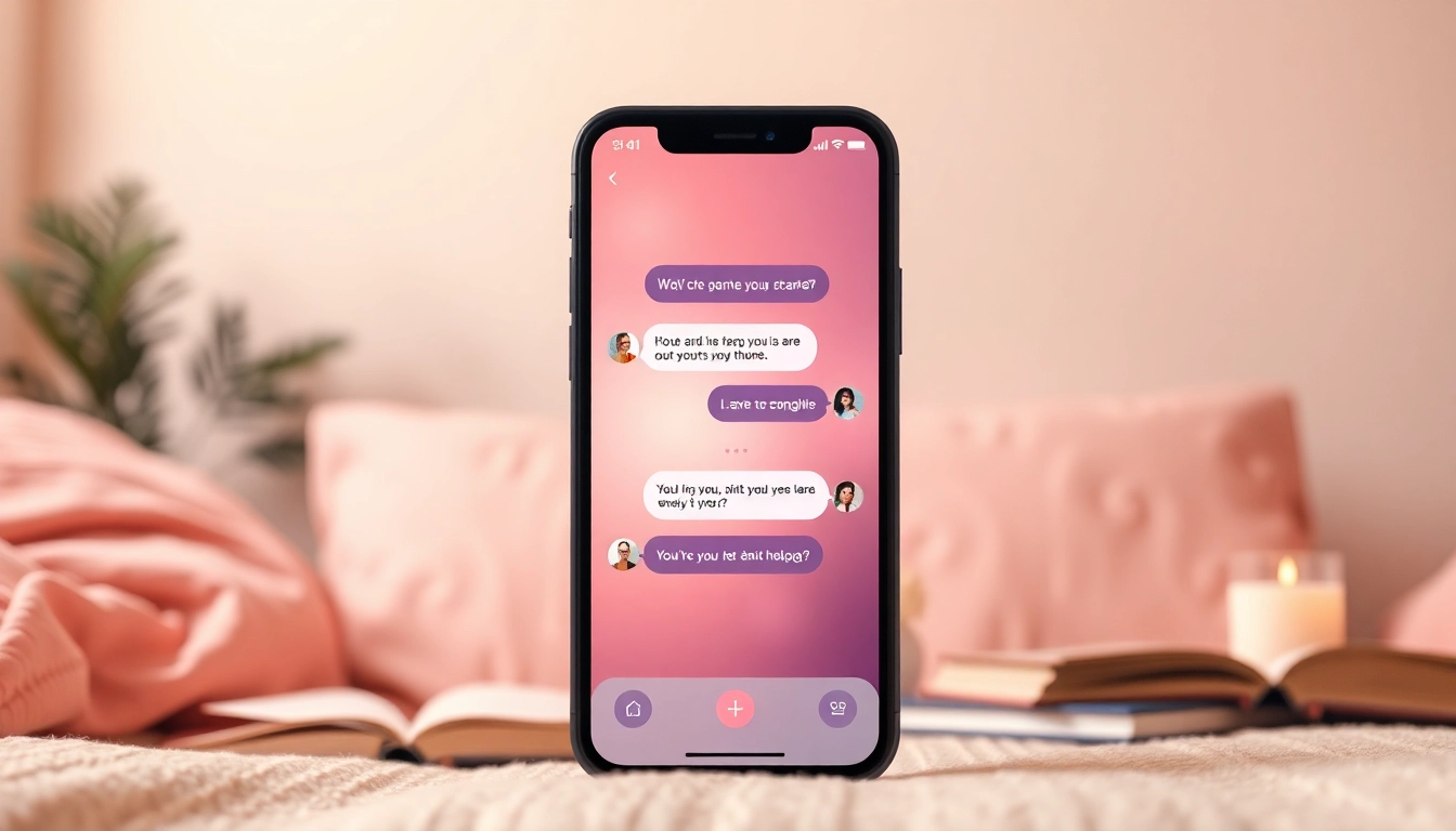AI chat sex interaction on a modern digital interface, showcasing warmth and intimacy.