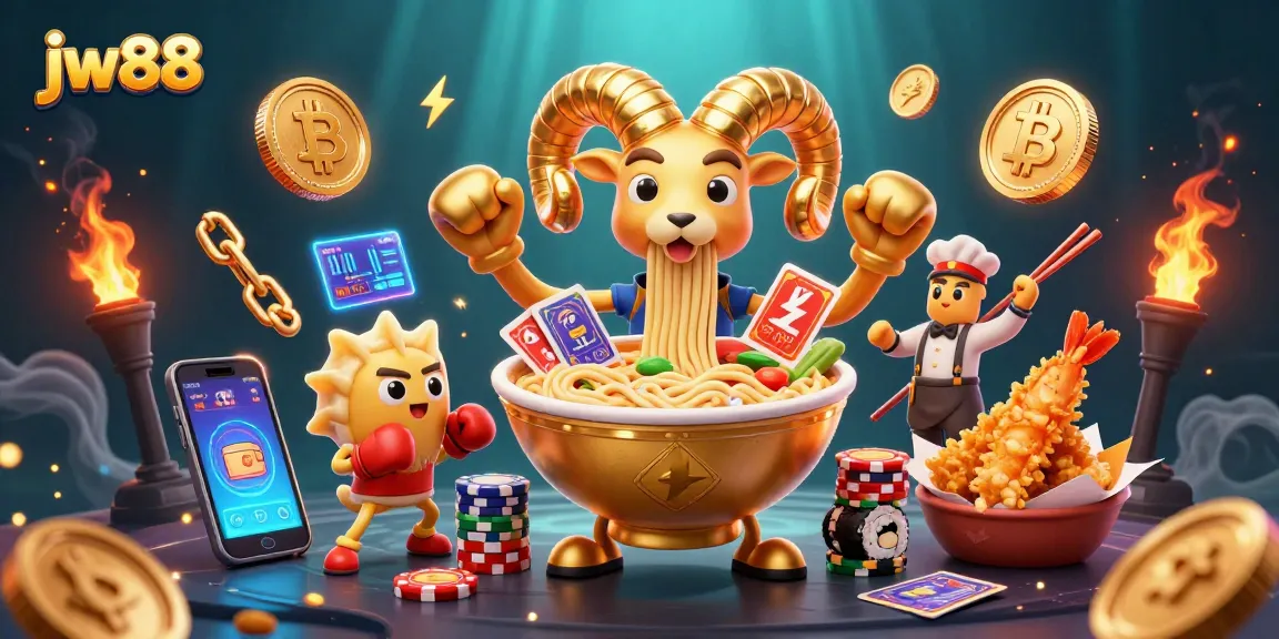 Engaging JW88 casino scene with dynamic characters & vibrant gaming elements.