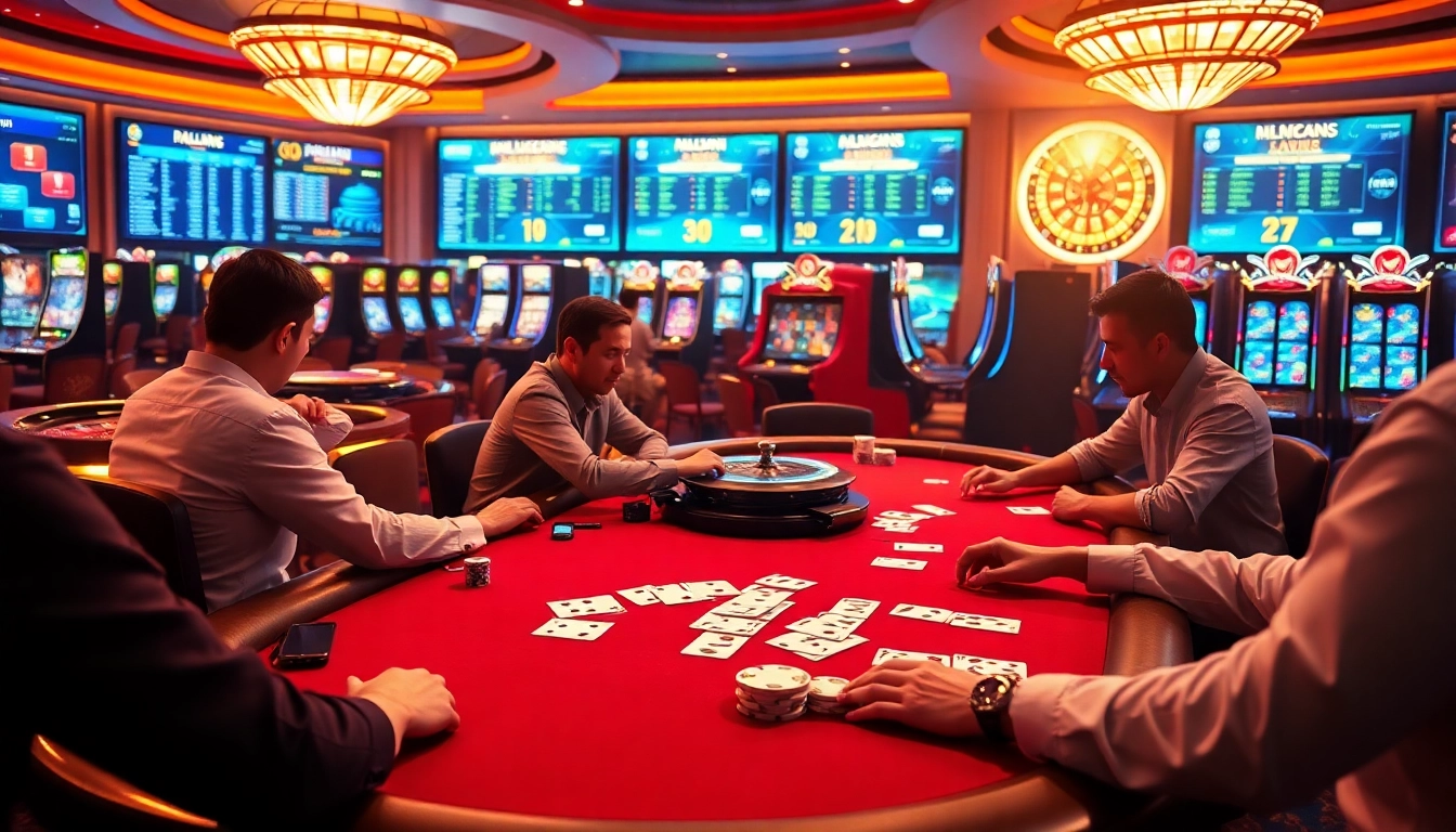 Experience the excitement of jeetbuzz লগইন at a luxurious casino table with poker chips and cards.