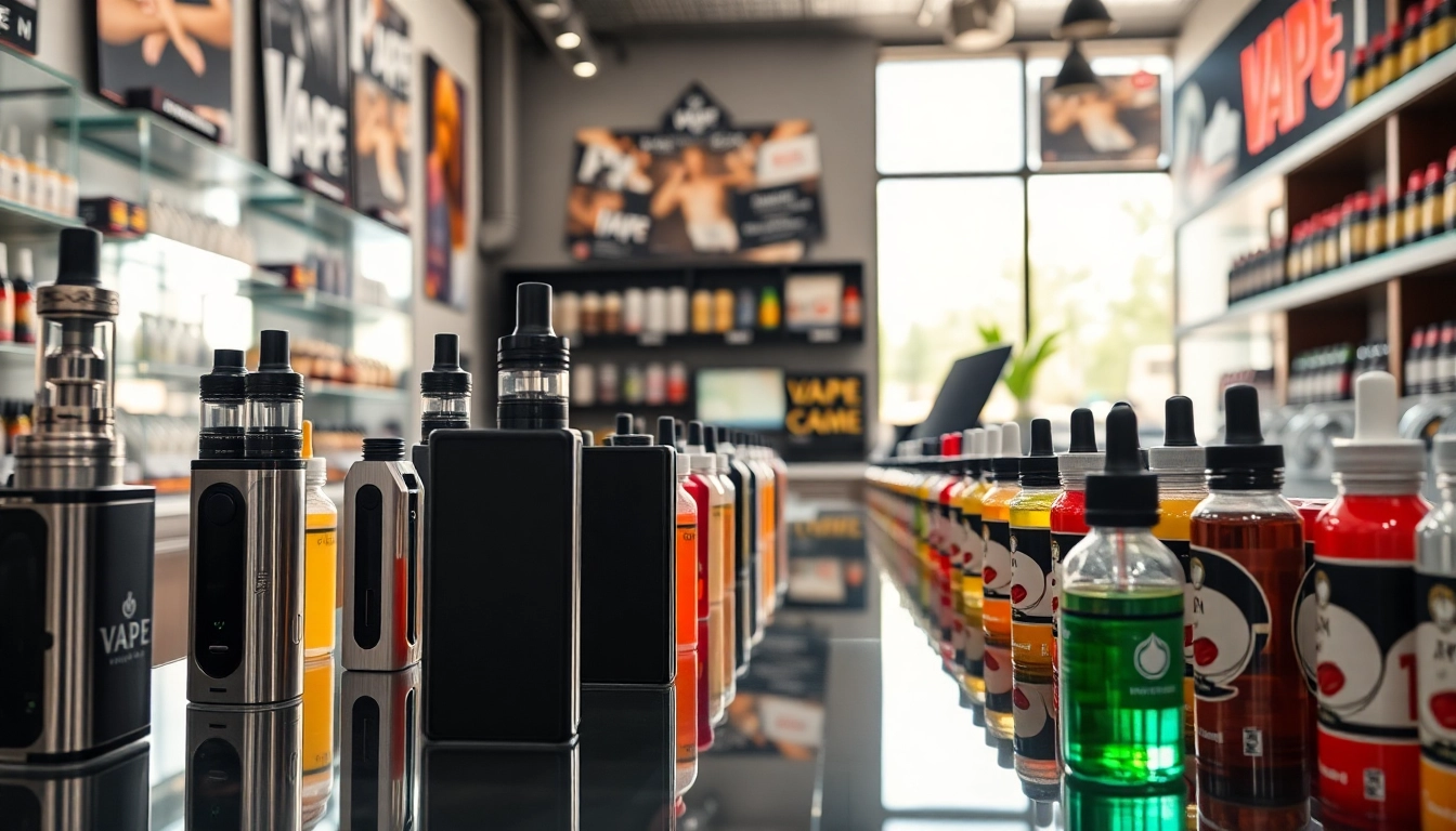 Showcase of Vape Juice Depot products including colorful vape juices and sleek devices.