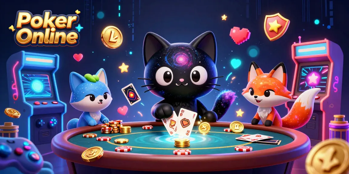 Engage in intense Poker Online action with vibrant characters and exciting gameplay.