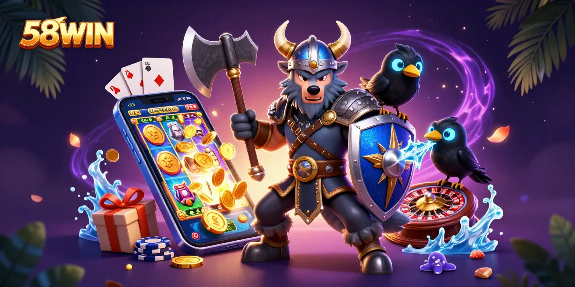 Experience thrilling gameplay at 58WIN with engaging slot games and vibrant casino atmosphere.