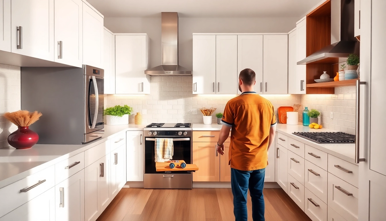 Revitalize your space with Cabinet Refacing Saint Petersburg FL services showcasing modern, vibrant designs.