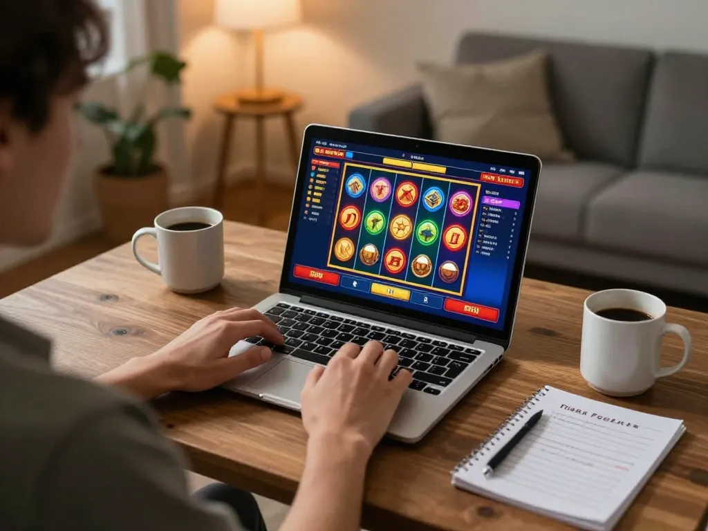 Experience the excitement of slot bet 200 perak while enjoying a cozy home gaming setup.