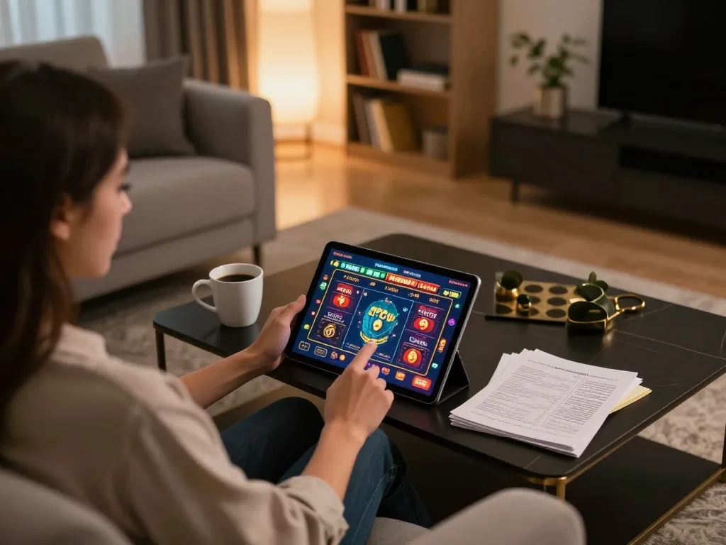 N188 platform showcasing an engaging online gaming experience in a cozy home setup