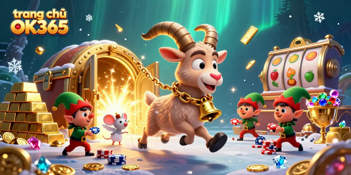 Engage in thrilling games at trang chủ OK365 with Krampus and casino-themed festivities.