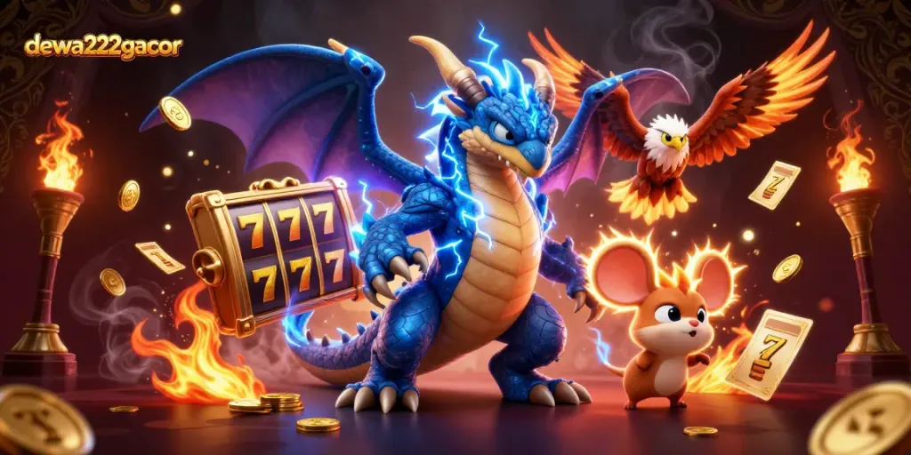 Experience the thrilling wins in dewa222gacor, featuring dynamic slot reels and winning rewards.