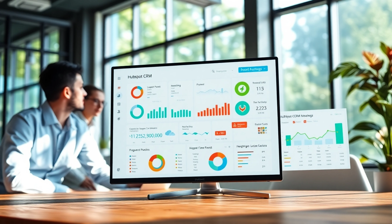 Showcase of hubspot crm free dashboard with dynamic analytics and professional atmosphere.