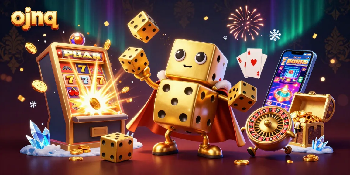 Engage in thrilling gameplay at ojnq with live action, golden dice, and dynamic casino elements.