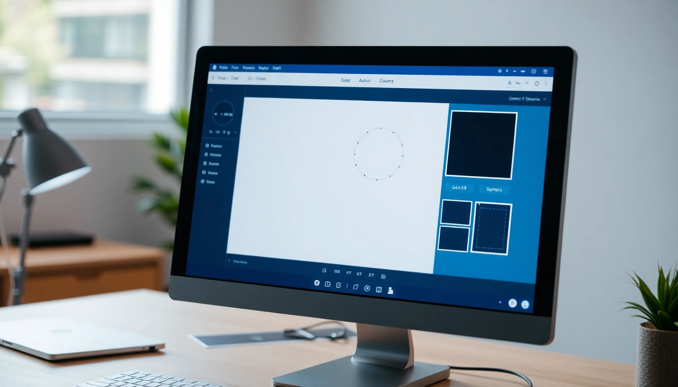 Crop image tool interface with various shapes and aspect ratios displayed on a computer screen.