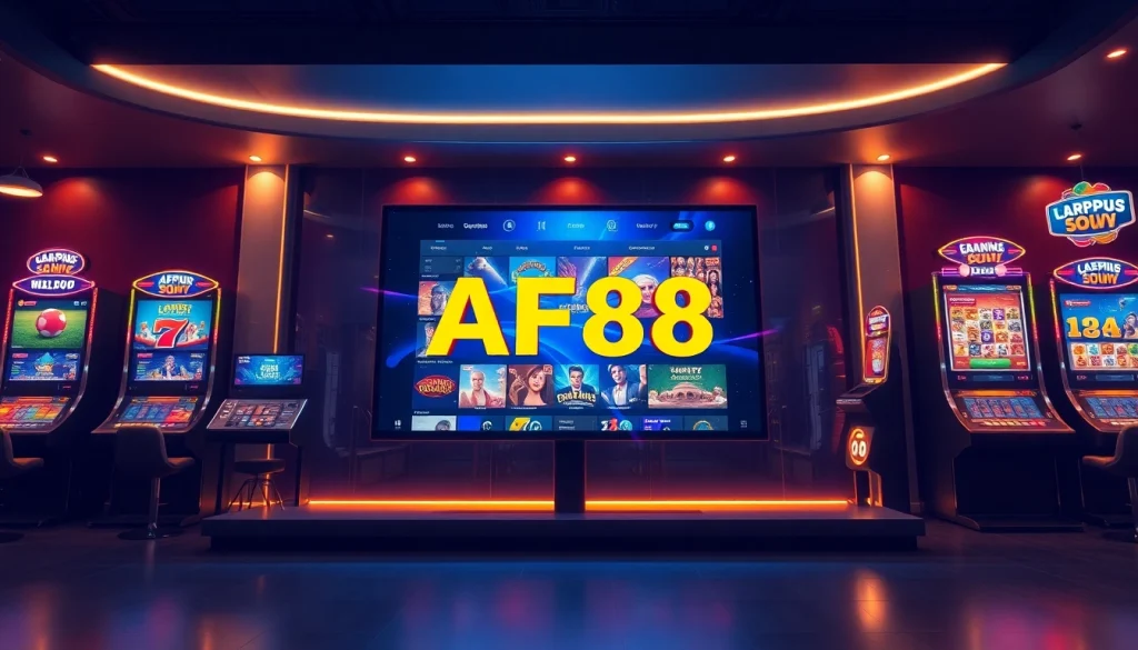 AF88 online gambling platform showcasing engaging sports betting and casino options.