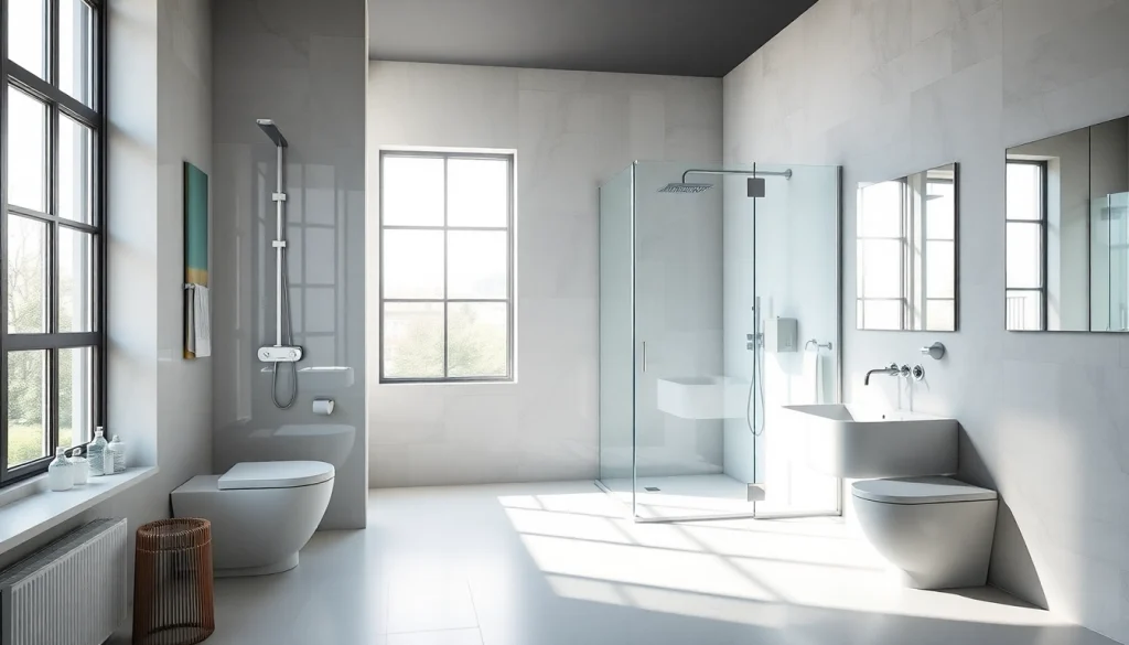 Erleben Sie hochwertige Produkte von sonni sanitär GmbH in einem stilvollen Badezimmer.