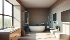 Sonni sanitär GmbH präsentiert hochwertige Badezimmerprodukte in einem eleganten und modernen Design.