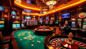 Experience the thrilling gameplay at https://f168.ing/ with exciting Baccarat and slot machines in a luxurious casino.