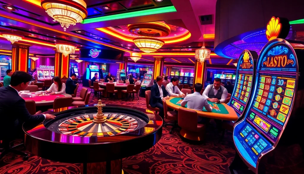 Experience thrilling action at Top 10 Nhà Cái Uy Tín with luxury casino images.