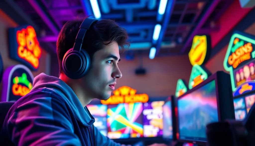 Play engaging games at online casino Canada with vibrant visuals and exciting atmosphere.