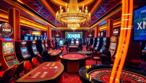 XN88 offers thrilling casino experiences with diverse slot games, poker tables, and exciting gambling activities.