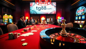 Experience the excitement of winning at tg88.com with vibrant poker games and roulette.