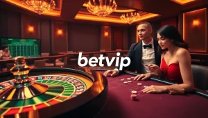Người chơi BetVIP tham gia đặt cược quy mô lớn tại một casino sang trọng.