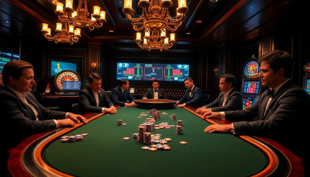 Players engaged in high-stakes poker at a casino table, showcasing hidden wiki 2026 details on game strategies.
