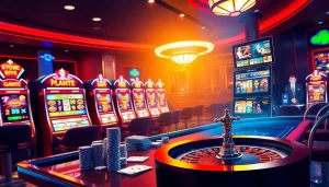 NAGA169 resmi showcases an exciting online casino scene with diverse games and vibrant visuals.