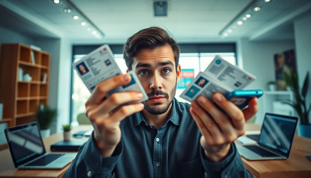 Exploring rijbewijs kopen 300 euro options online in a modern office setting.