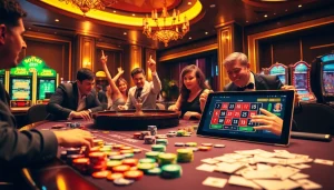 Trải nghiệm cảm giác hồi hộp tại cg79 với các bàn cược sôi động, người chơi chiến thắng và không khí sòng bạc sang trọng.