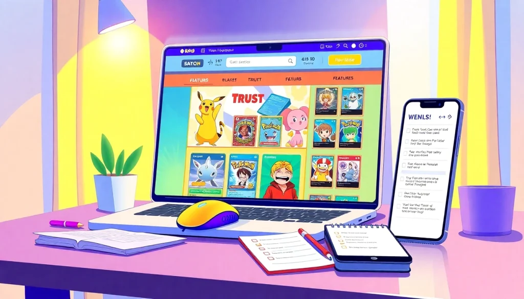 エクストレカクーポンコードが表示された活気あるオンラインのトレーディングカードショッピングインターフェース。魅力的なオファーやパックを紹介。