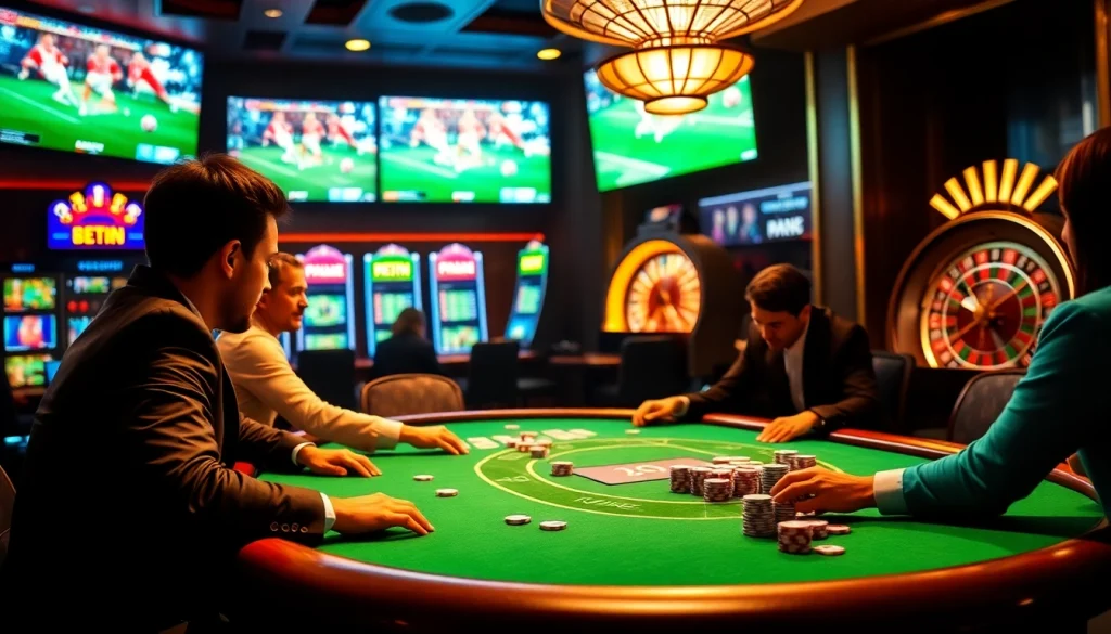 vaoluoitv captures the excitement of online gambling with high-stakes poker action and vibrant casino ambiance.
