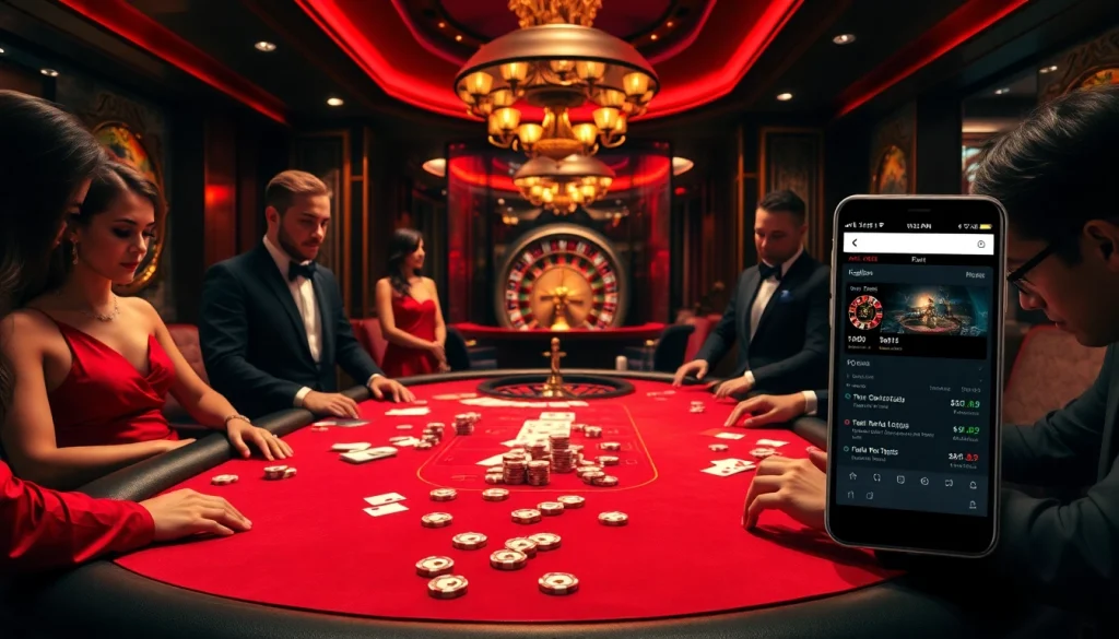 Engaged players at a high-stakes poker table inspired by https://xx88n.org/ exemplify strategic betting.