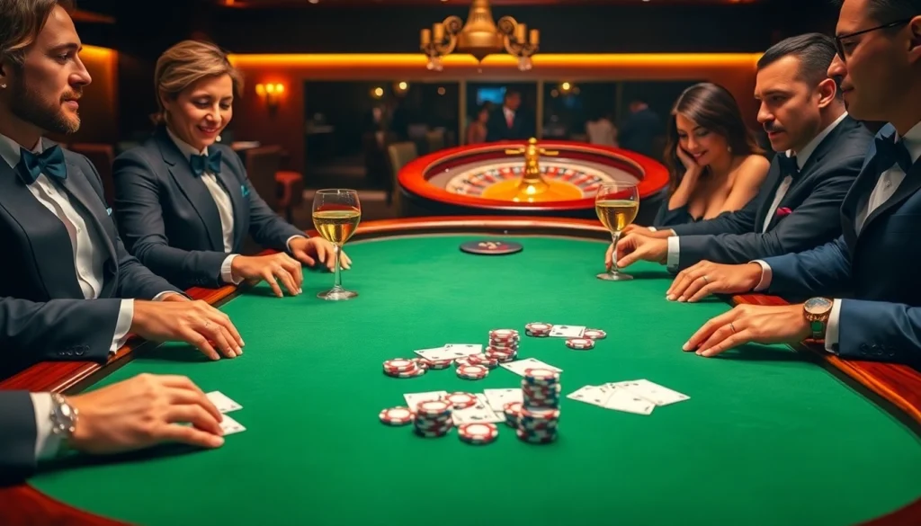 Engage in high-stakes poker at https://nk888.it.com/ with vibrant chips and warm casino ambiance.