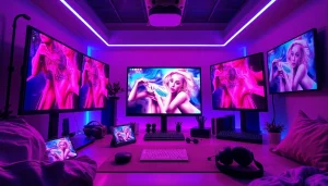 Explore NSFW AI-generated art in a modern digital workspace.